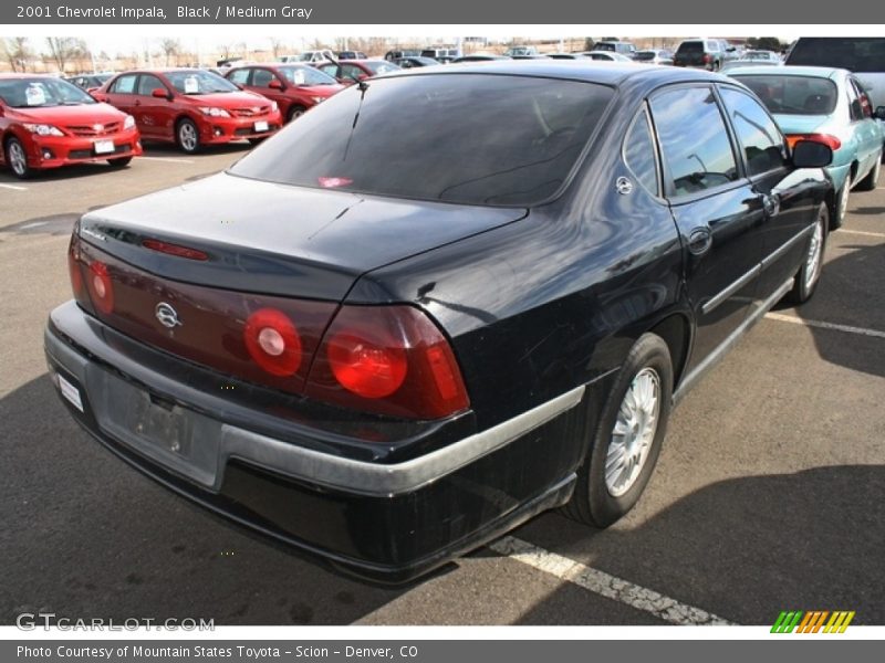 Black / Medium Gray 2001 Chevrolet Impala