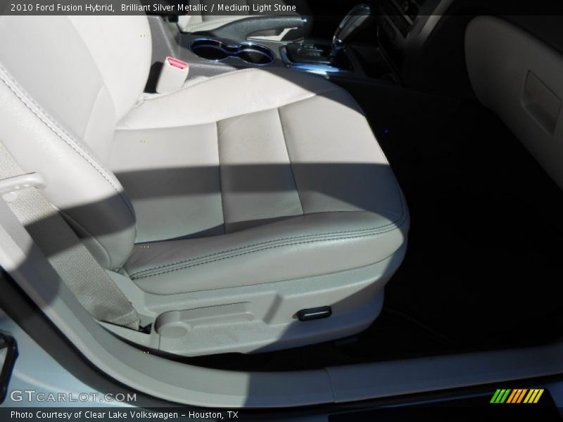 Brilliant Silver Metallic / Medium Light Stone 2010 Ford Fusion Hybrid