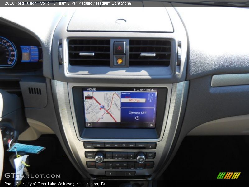 Brilliant Silver Metallic / Medium Light Stone 2010 Ford Fusion Hybrid