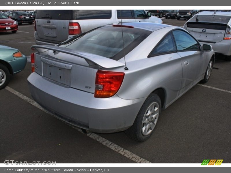 Liquid Silver / Black 2001 Toyota Celica GT