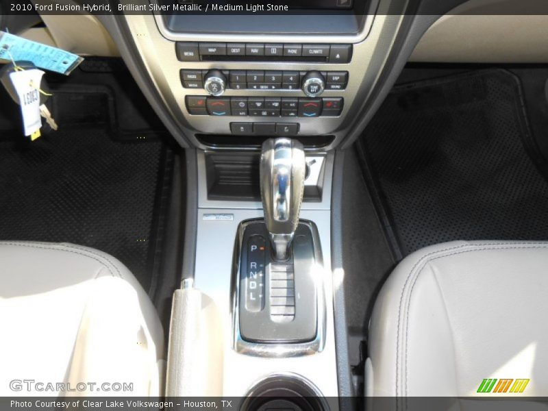 Brilliant Silver Metallic / Medium Light Stone 2010 Ford Fusion Hybrid