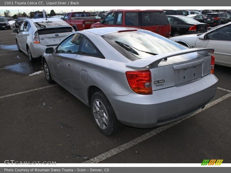 Liquid Silver / Black 2001 Toyota Celica GT