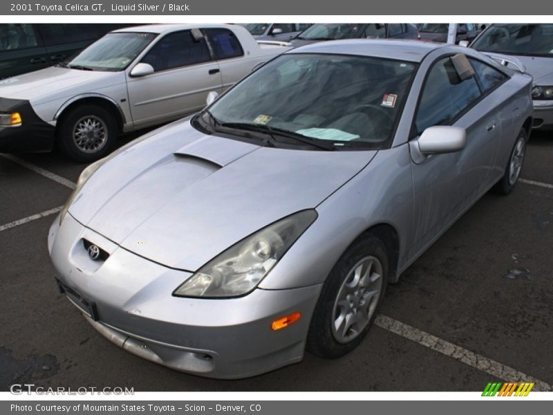 Liquid Silver / Black 2001 Toyota Celica GT