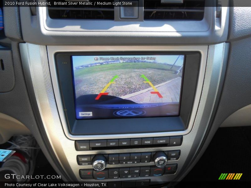 Brilliant Silver Metallic / Medium Light Stone 2010 Ford Fusion Hybrid
