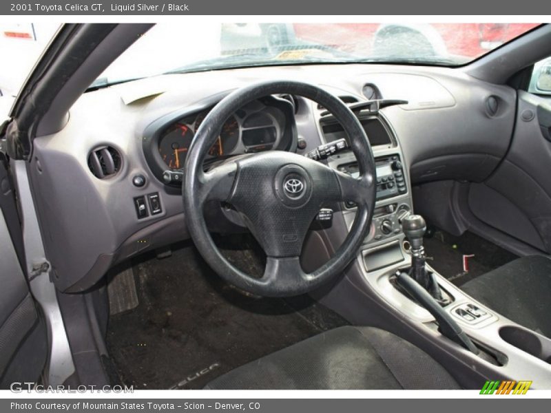 Liquid Silver / Black 2001 Toyota Celica GT