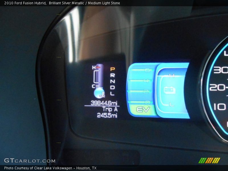 Brilliant Silver Metallic / Medium Light Stone 2010 Ford Fusion Hybrid