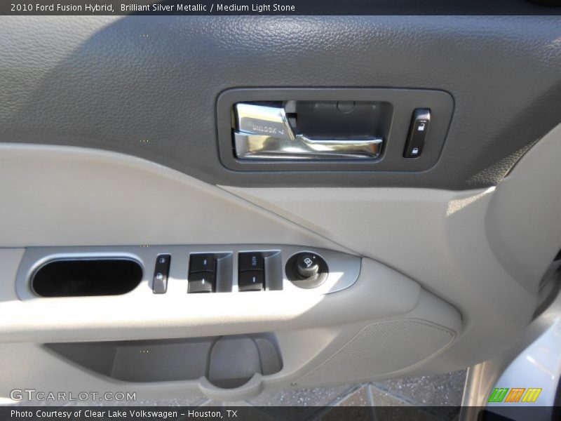 Brilliant Silver Metallic / Medium Light Stone 2010 Ford Fusion Hybrid