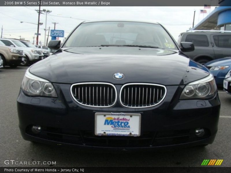 Monaco Blue Metallic / Beige 2006 BMW 5 Series 530xi Sedan