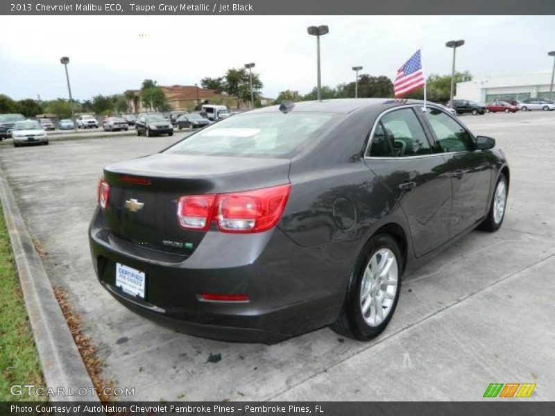 Taupe Gray Metallic / Jet Black 2013 Chevrolet Malibu ECO