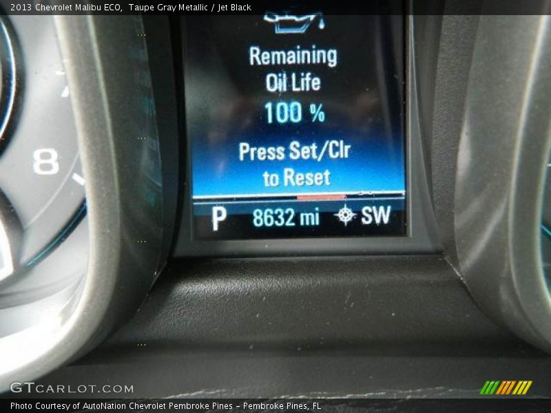 Taupe Gray Metallic / Jet Black 2013 Chevrolet Malibu ECO