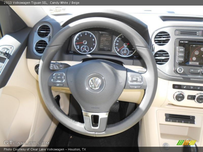  2013 Tiguan SEL Steering Wheel