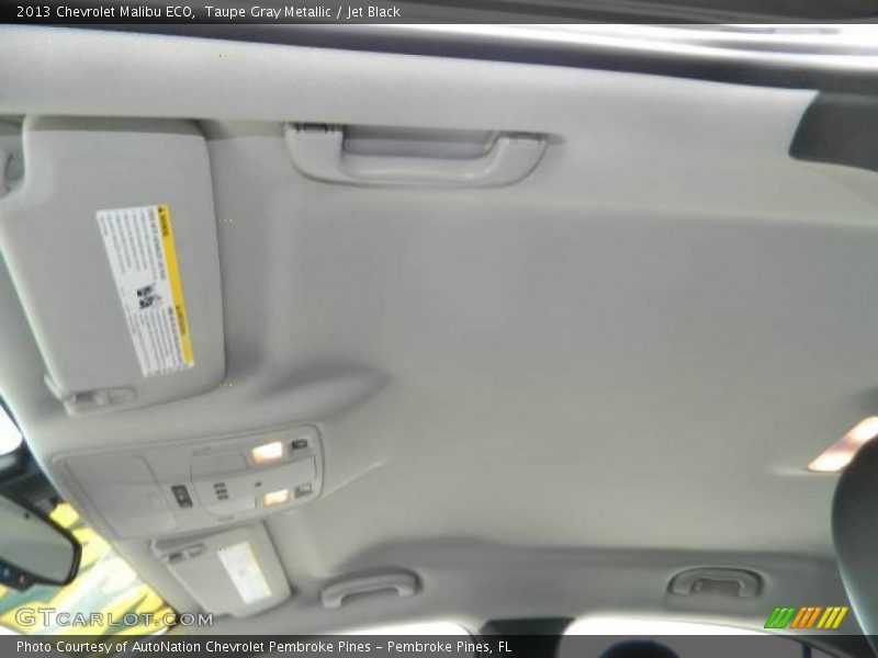 Taupe Gray Metallic / Jet Black 2013 Chevrolet Malibu ECO