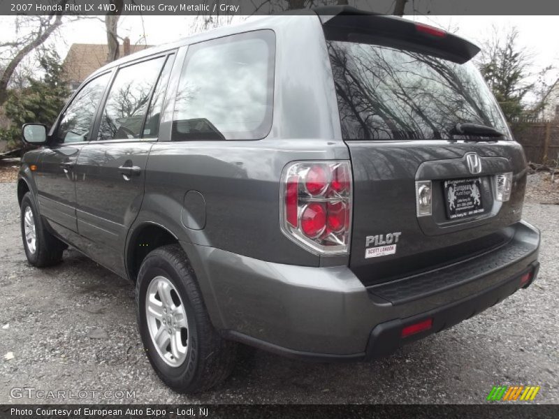 Nimbus Gray Metallic / Gray 2007 Honda Pilot LX 4WD