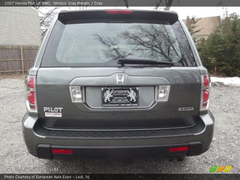 Nimbus Gray Metallic / Gray 2007 Honda Pilot LX 4WD