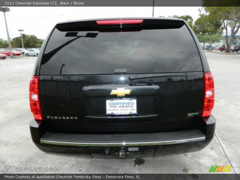 Black / Ebony 2012 Chevrolet Suburban LTZ