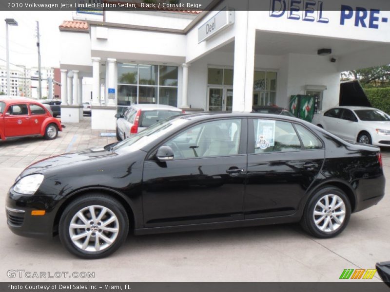 Black / Cornsilk Beige 2010 Volkswagen Jetta Limited Edition Sedan
