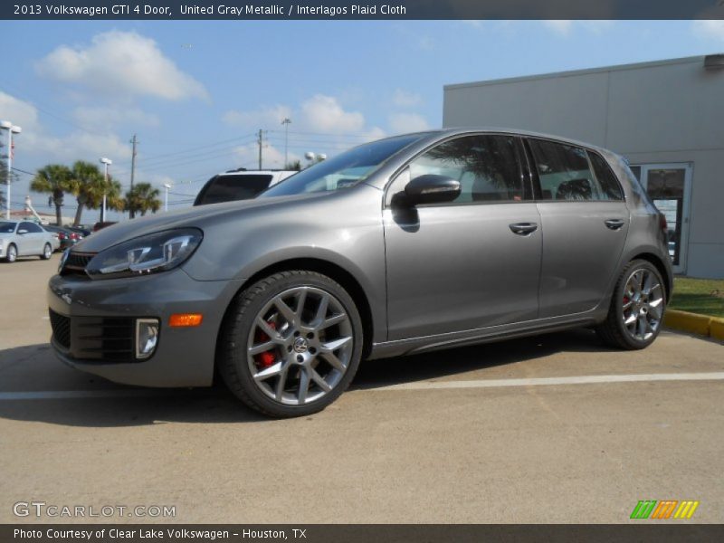 United Gray Metallic / Interlagos Plaid Cloth 2013 Volkswagen GTI 4 Door