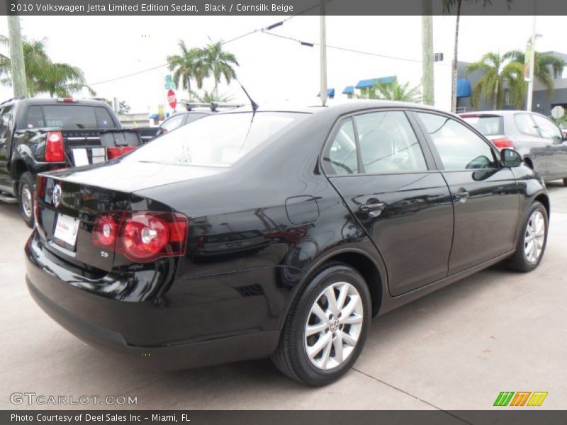 Black / Cornsilk Beige 2010 Volkswagen Jetta Limited Edition Sedan