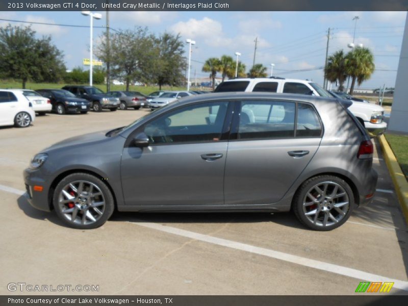 United Gray Metallic / Interlagos Plaid Cloth 2013 Volkswagen GTI 4 Door