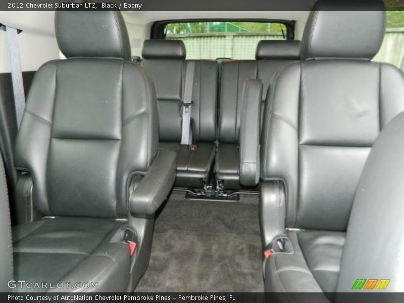 Rear Seat of 2012 Suburban LTZ