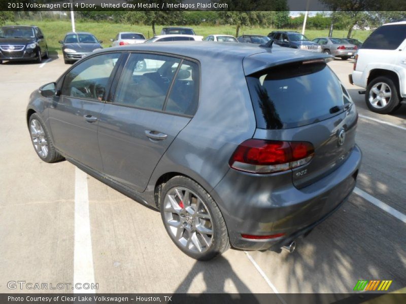 United Gray Metallic / Interlagos Plaid Cloth 2013 Volkswagen GTI 4 Door