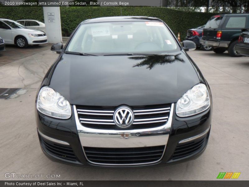 Black / Cornsilk Beige 2010 Volkswagen Jetta Limited Edition Sedan