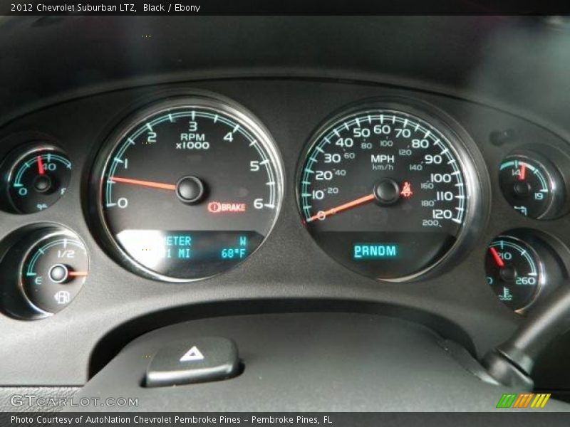  2012 Suburban LTZ LTZ Gauges