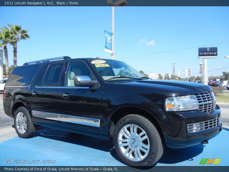 Black / Stone 2012 Lincoln Navigator L 4x2