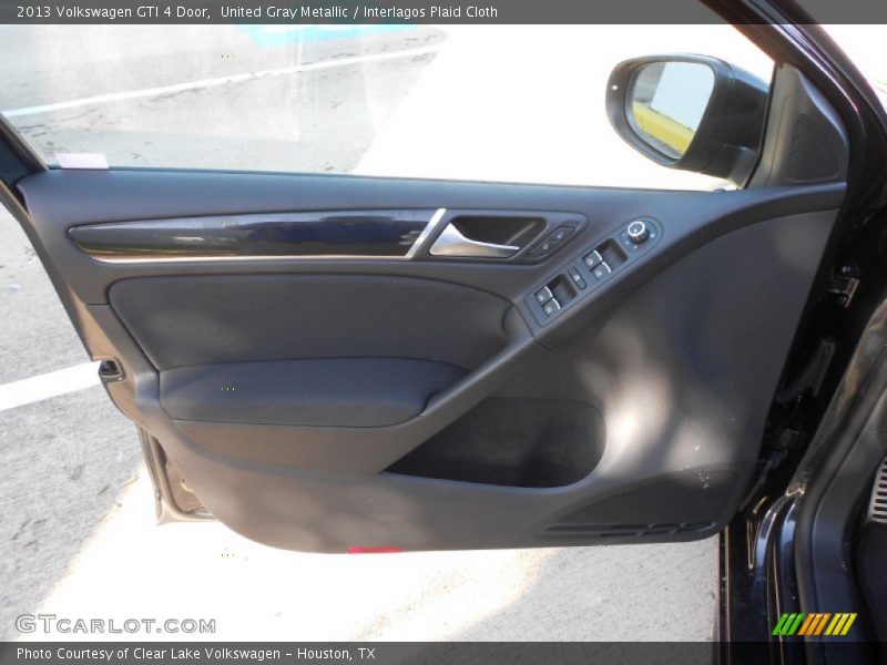 United Gray Metallic / Interlagos Plaid Cloth 2013 Volkswagen GTI 4 Door