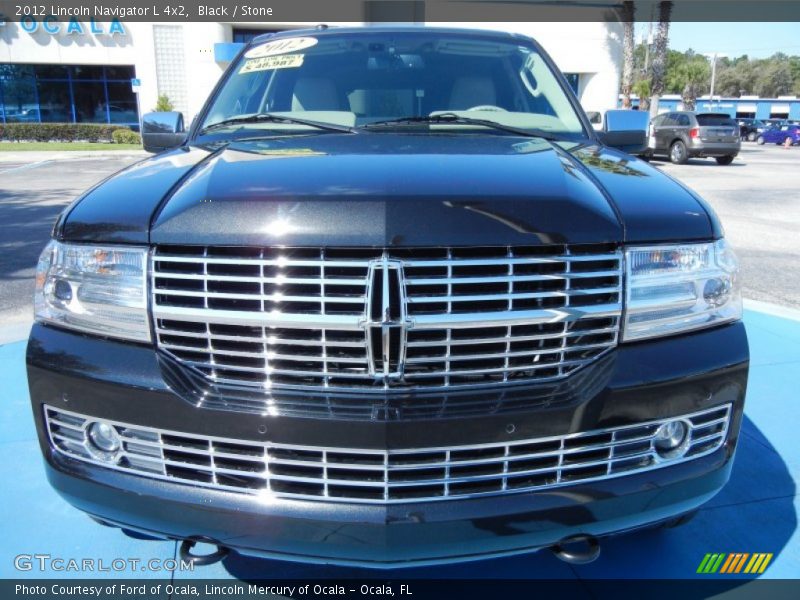 Black / Stone 2012 Lincoln Navigator L 4x2