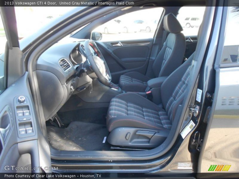 United Gray Metallic / Interlagos Plaid Cloth 2013 Volkswagen GTI 4 Door