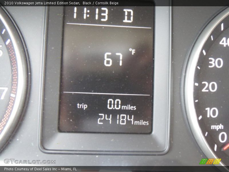 Black / Cornsilk Beige 2010 Volkswagen Jetta Limited Edition Sedan