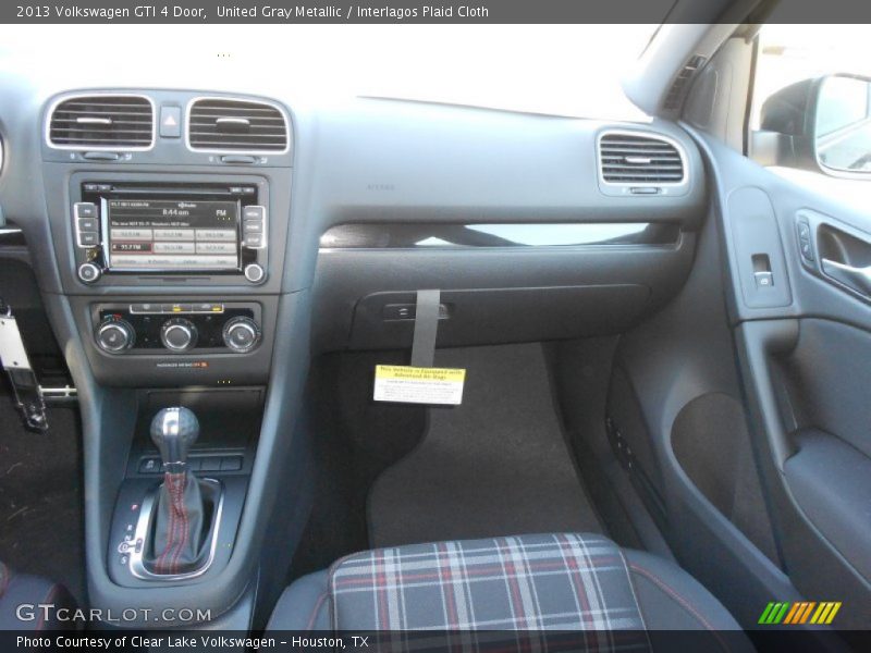 United Gray Metallic / Interlagos Plaid Cloth 2013 Volkswagen GTI 4 Door