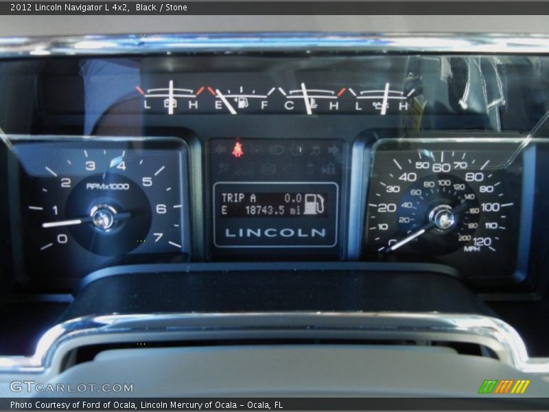 Black / Stone 2012 Lincoln Navigator L 4x2