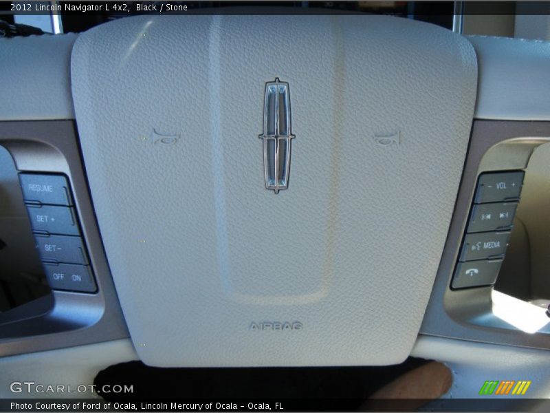 Black / Stone 2012 Lincoln Navigator L 4x2