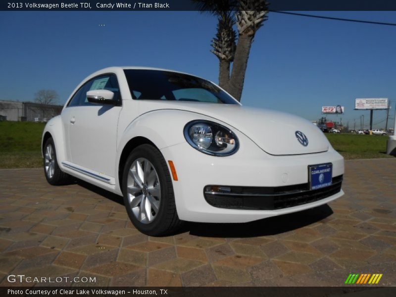 Candy White / Titan Black 2013 Volkswagen Beetle TDI