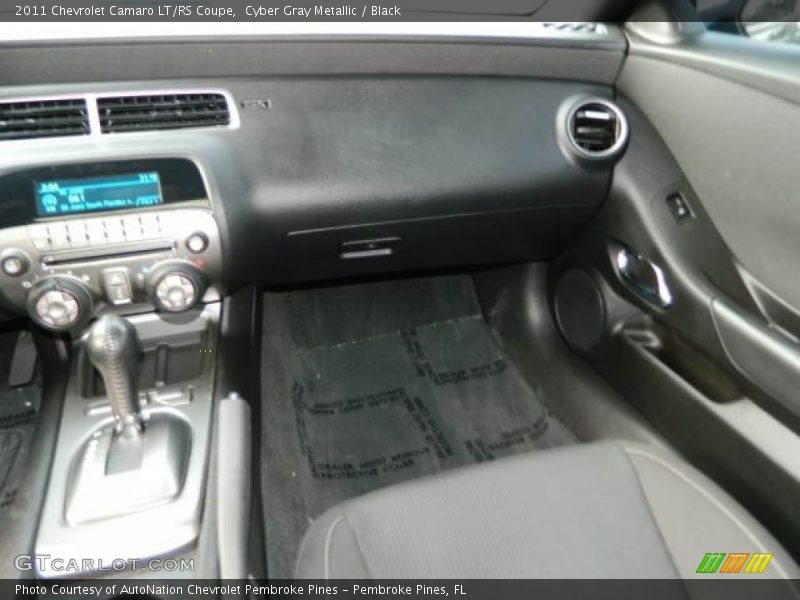 Cyber Gray Metallic / Black 2011 Chevrolet Camaro LT/RS Coupe