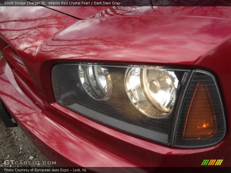 Inferno Red Crystal Pearl / Dark Slate Gray 2008 Dodge Charger SE