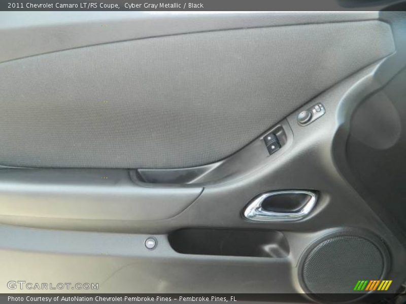 Cyber Gray Metallic / Black 2011 Chevrolet Camaro LT/RS Coupe