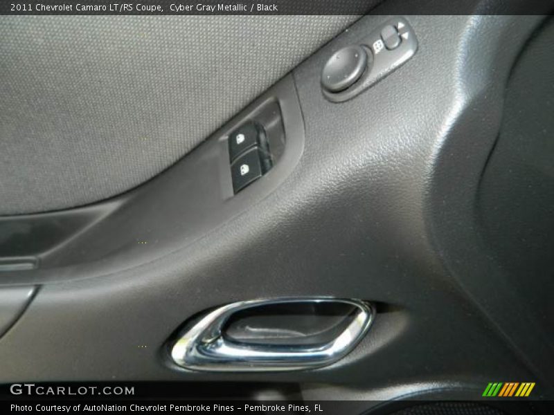 Cyber Gray Metallic / Black 2011 Chevrolet Camaro LT/RS Coupe