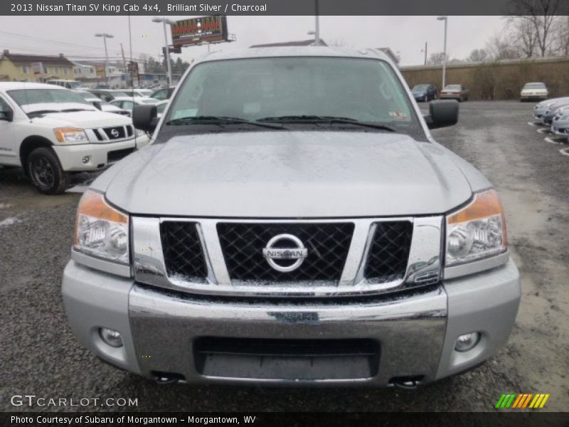 Brilliant Silver / Charcoal 2013 Nissan Titan SV King Cab 4x4