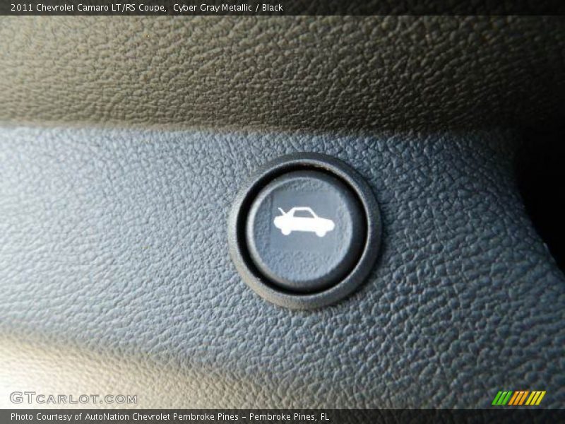 Cyber Gray Metallic / Black 2011 Chevrolet Camaro LT/RS Coupe
