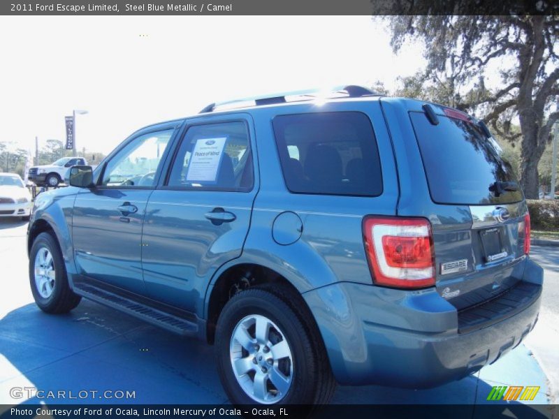 Steel Blue Metallic / Camel 2011 Ford Escape Limited