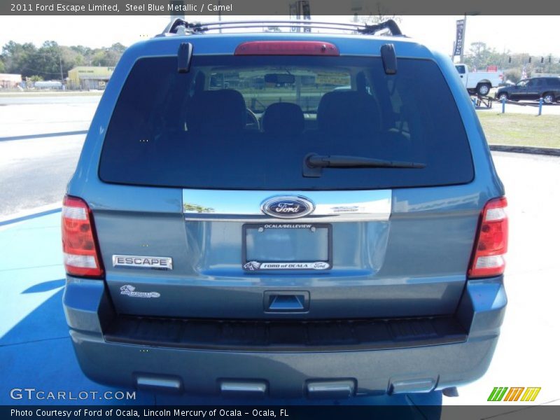 Steel Blue Metallic / Camel 2011 Ford Escape Limited