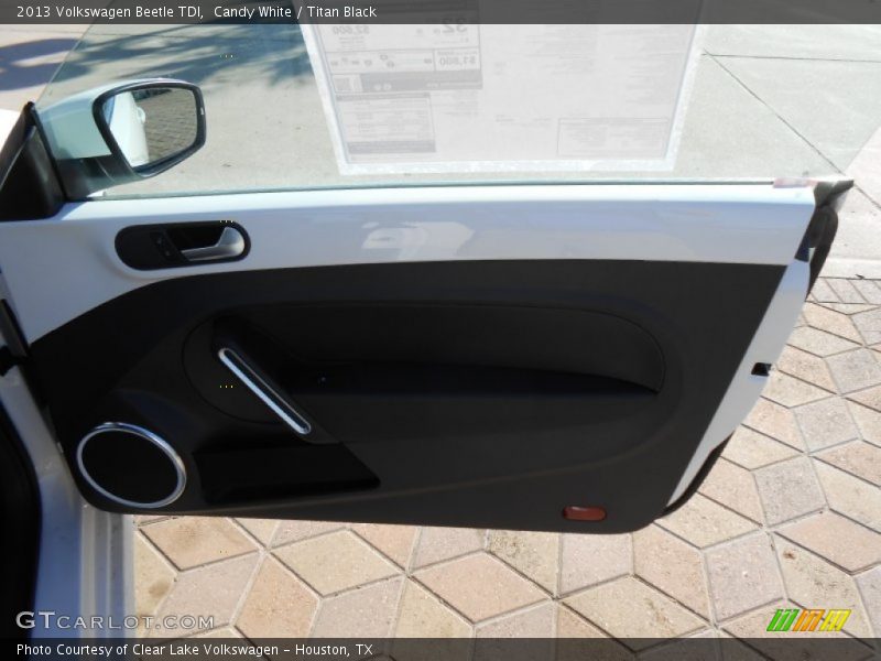 Candy White / Titan Black 2013 Volkswagen Beetle TDI