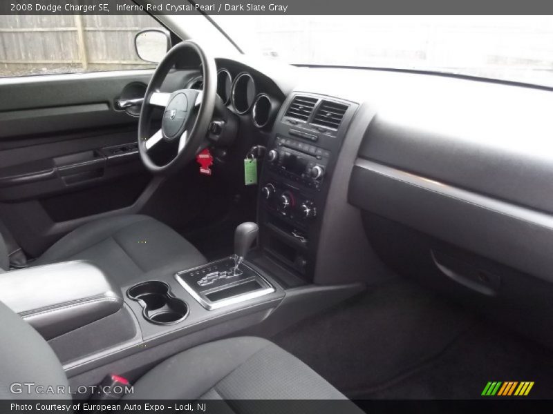 Inferno Red Crystal Pearl / Dark Slate Gray 2008 Dodge Charger SE