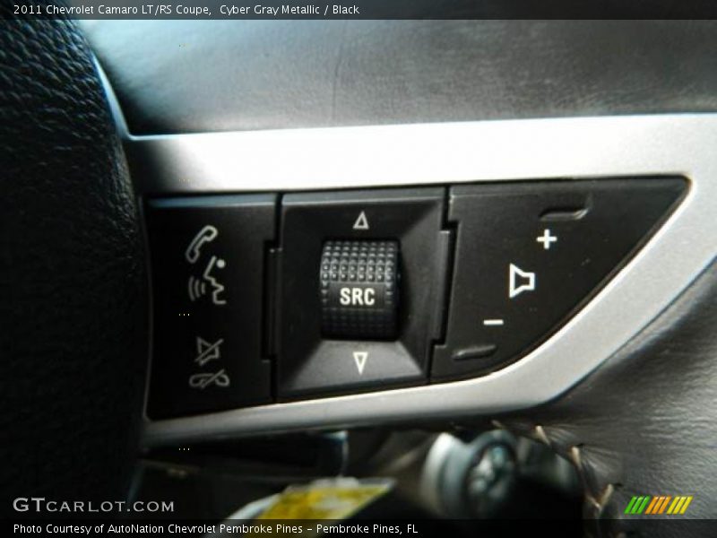 Cyber Gray Metallic / Black 2011 Chevrolet Camaro LT/RS Coupe