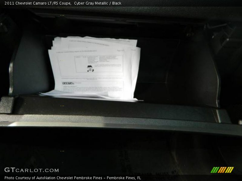 Cyber Gray Metallic / Black 2011 Chevrolet Camaro LT/RS Coupe