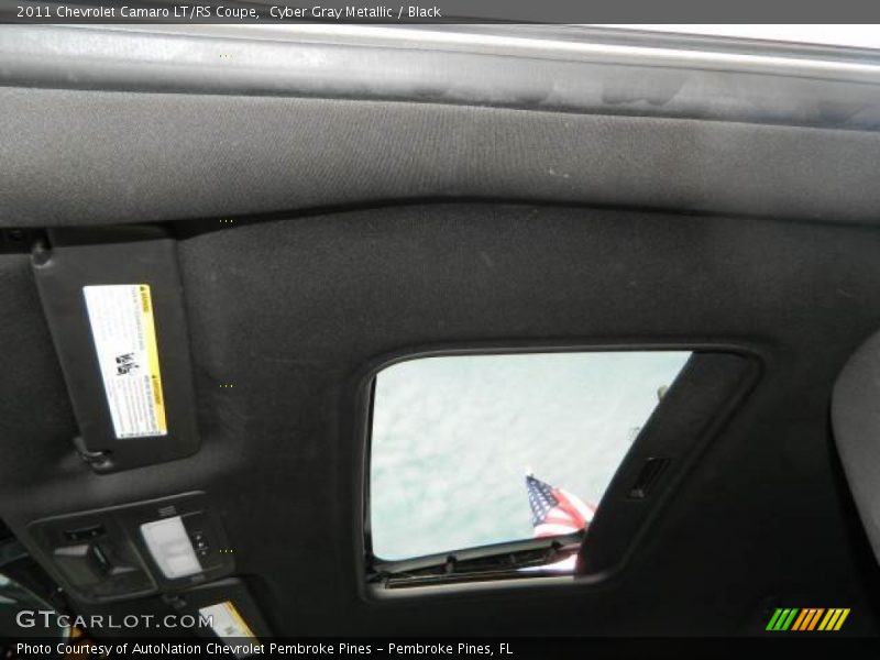 Cyber Gray Metallic / Black 2011 Chevrolet Camaro LT/RS Coupe
