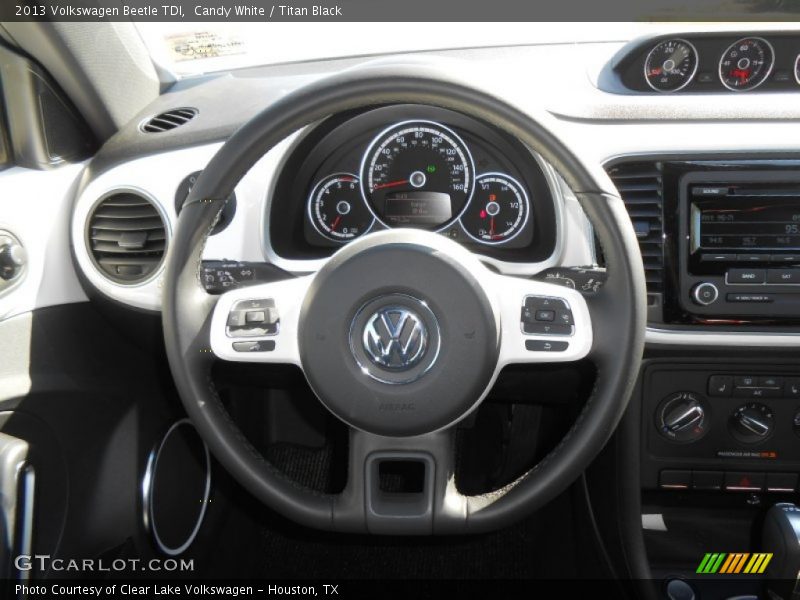 Candy White / Titan Black 2013 Volkswagen Beetle TDI